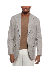 Men's Plaid Deconstructed Blazer