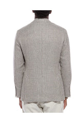 Men's Plaid Deconstructed Blazer