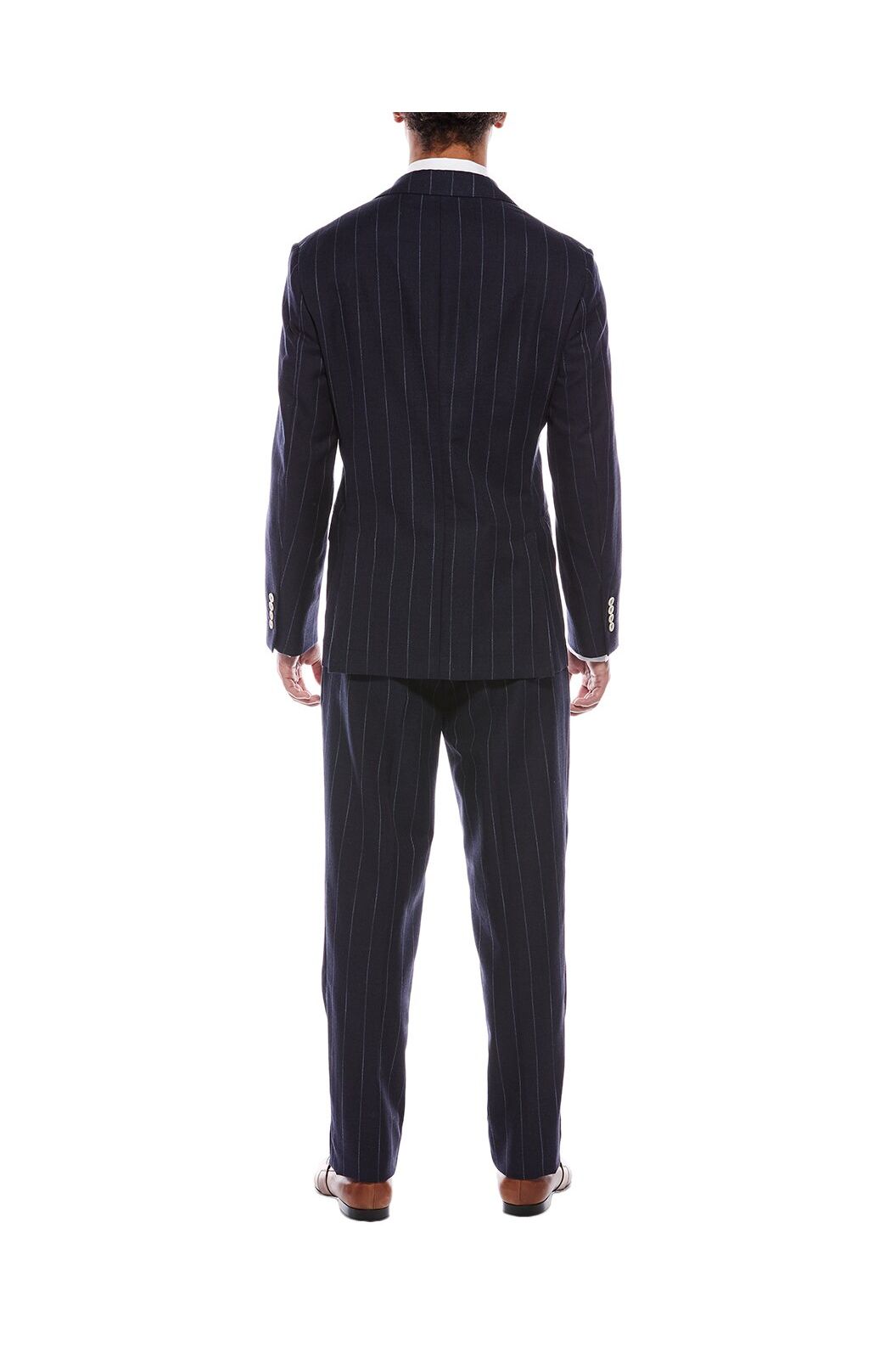 Men's Dark Blue Wool Suit