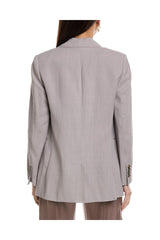 Women's Light Purple Linen Blazer