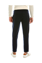 Men's Navy Wool Blend Trousers