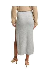 Women's Light Grey Wool Silk Skirt