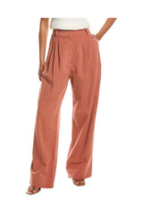 Women's Rust Wide Leg Trousers