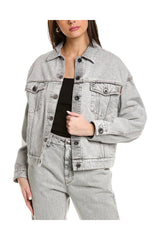 Women's Light Grey Denim Jacket