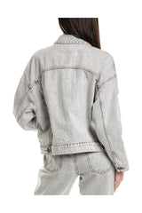 Women's Light Grey Denim Jacket