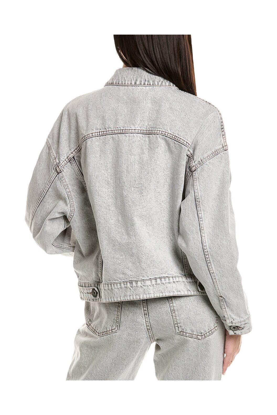 Women's Light Grey Denim Jacket