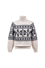Men's Panama Navy Cashmere Turtleneck Sweater