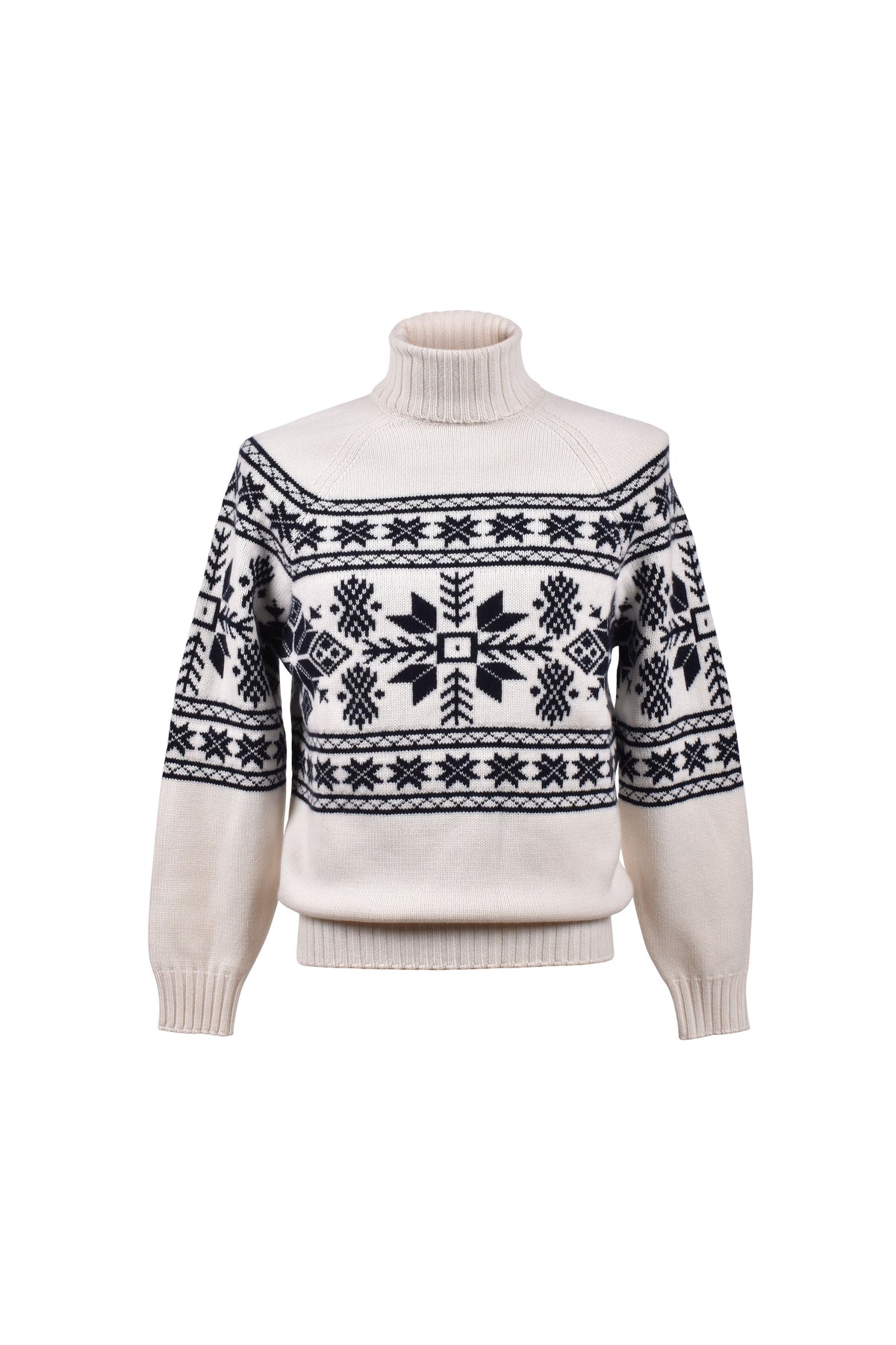 Men's Panama Navy Cashmere Turtleneck Sweater
