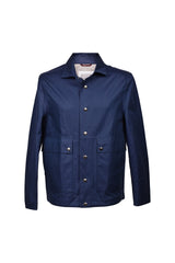 Brunello Cucinelli Men's Navy Silk Blend Jacket
