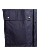 Brunello Cucinelli Men's Navy Silk Blend Jacket