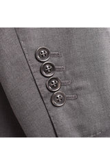 Men's Gray Wool Silk Tuxedo Blazer