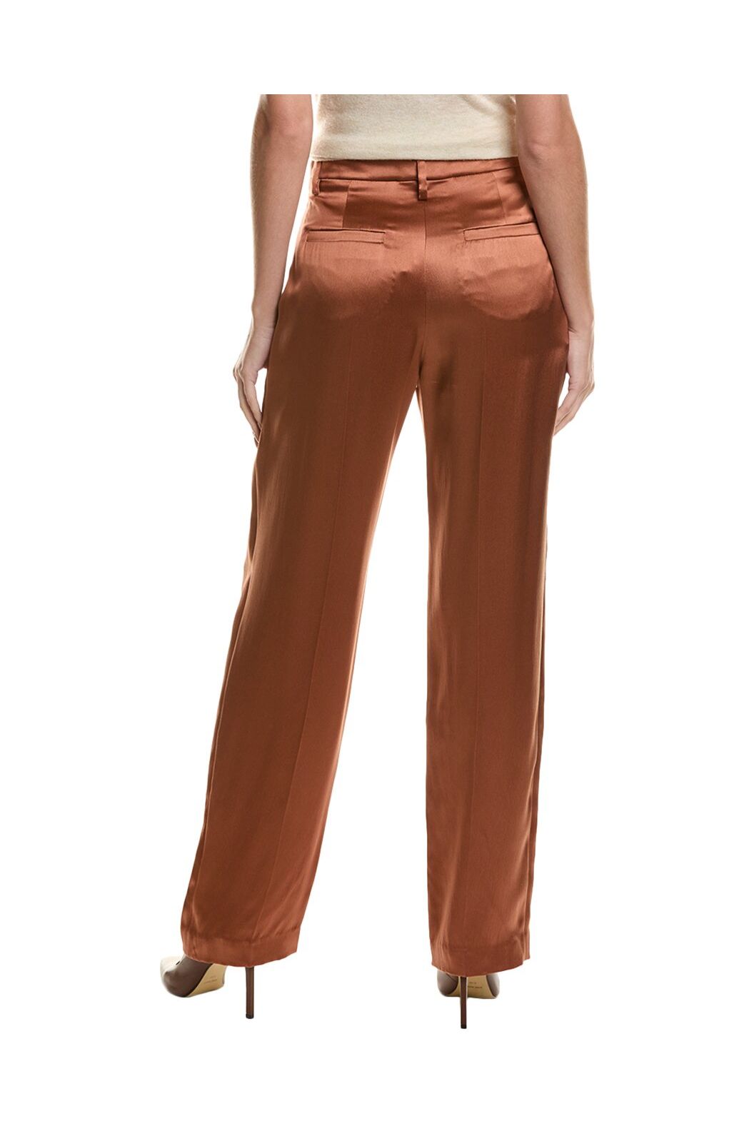 Women's Copper Wide Leg Trousers