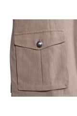 Men's Light Brown Linen Jacket
