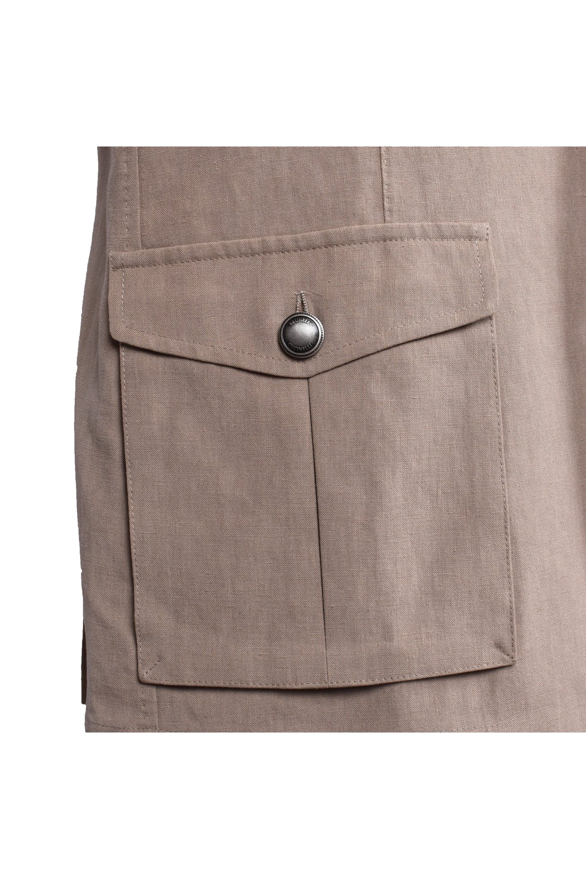 Men's Light Brown Linen Jacket