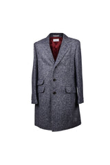 Brunello Cucinelli Men's Navy Wool Blend Blazer