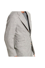 Men's Light Grey Wool Suit