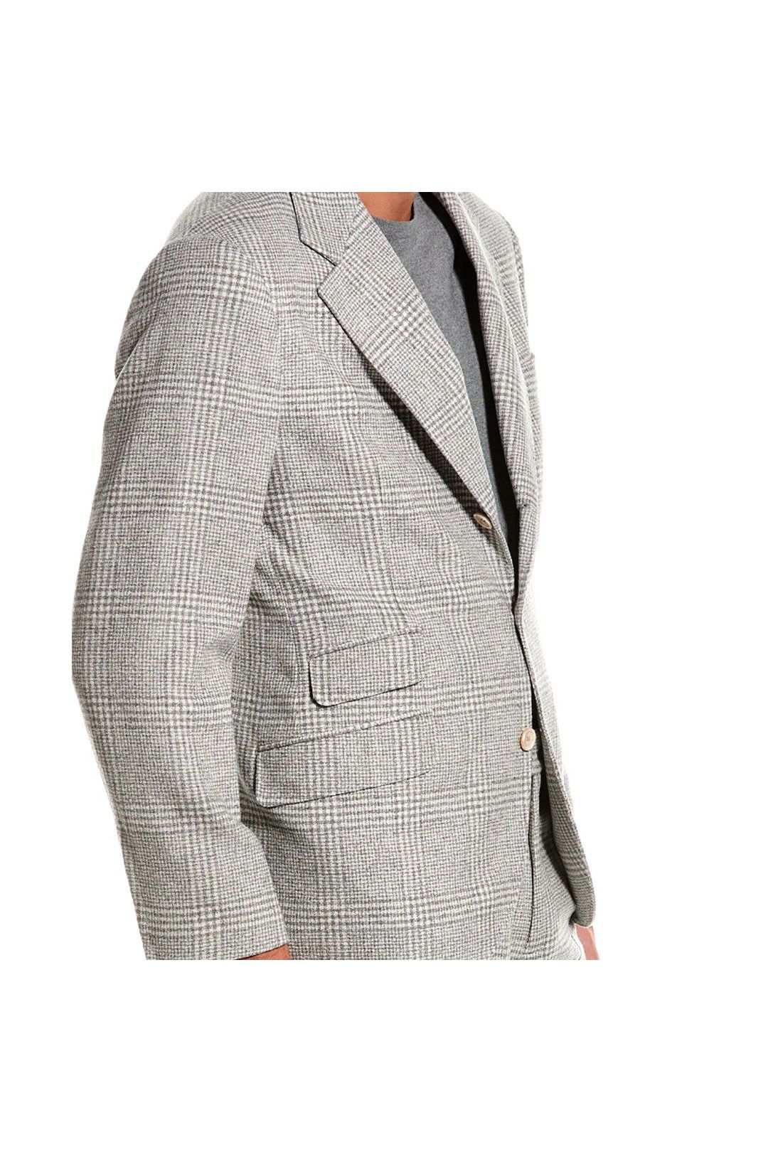 Men's Light Grey Wool Suit