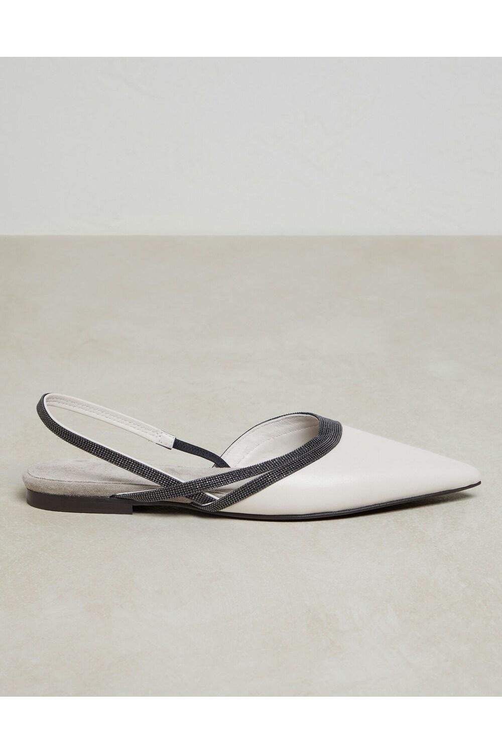 Women's New Lamb Leather Slingback Shoes
