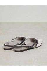 Women's New Lamb Leather Slingback Shoes