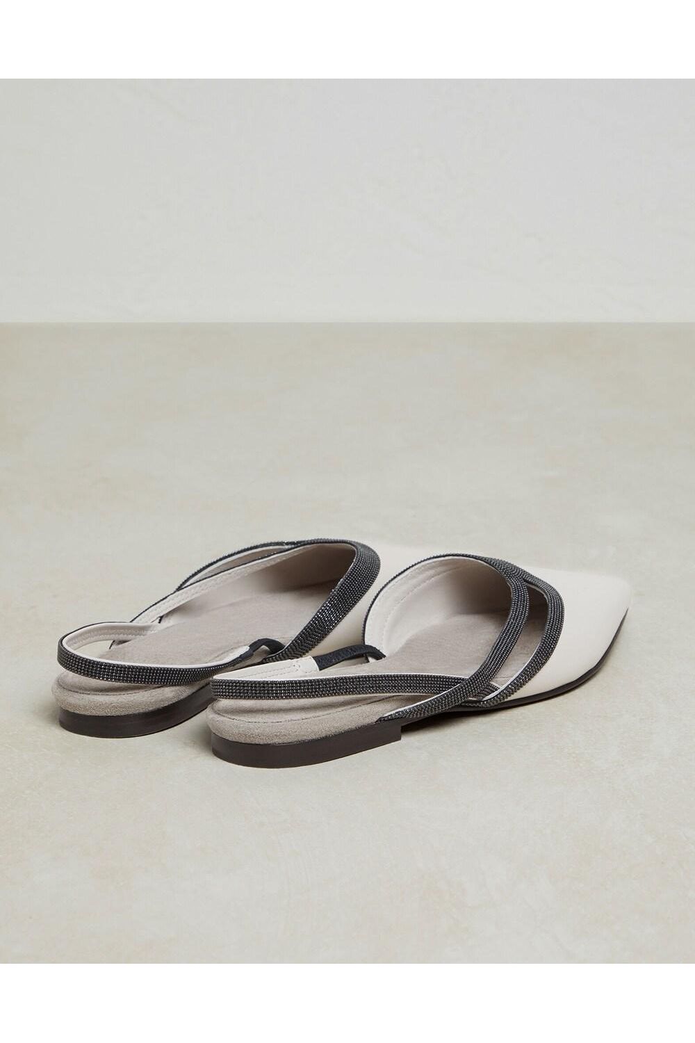 Women's New Lamb Leather Slingback Shoes