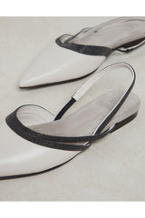 Women's New Lamb Leather Slingback Shoes