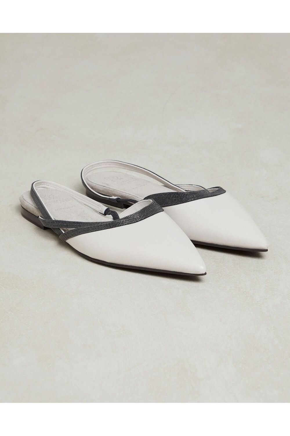 Women's New Lamb Leather Slingback Shoes