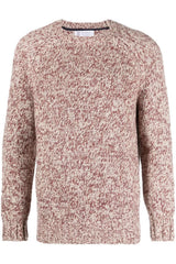 Men's Red Wool Silk Sweater