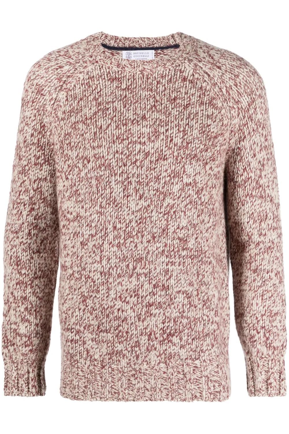 Men's Red Wool Silk Sweater