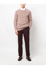 Men's Red Wool Silk Sweater