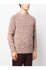 Men's Red Wool Silk Sweater