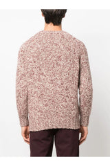 Men's Red Wool Silk Sweater