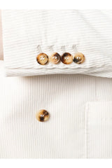 Brunello Cucinelli Men's White Double Breasted Blazer