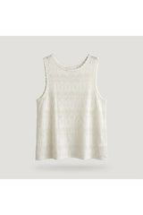 Crochet Tank Top | White