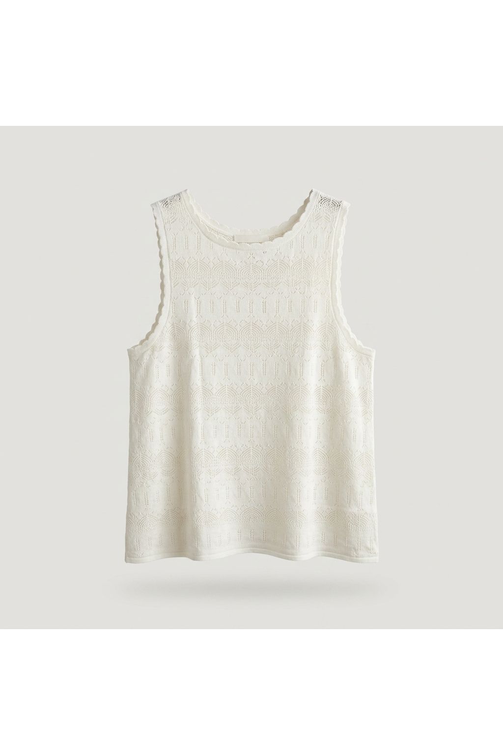 Crochet Tank Top | White
