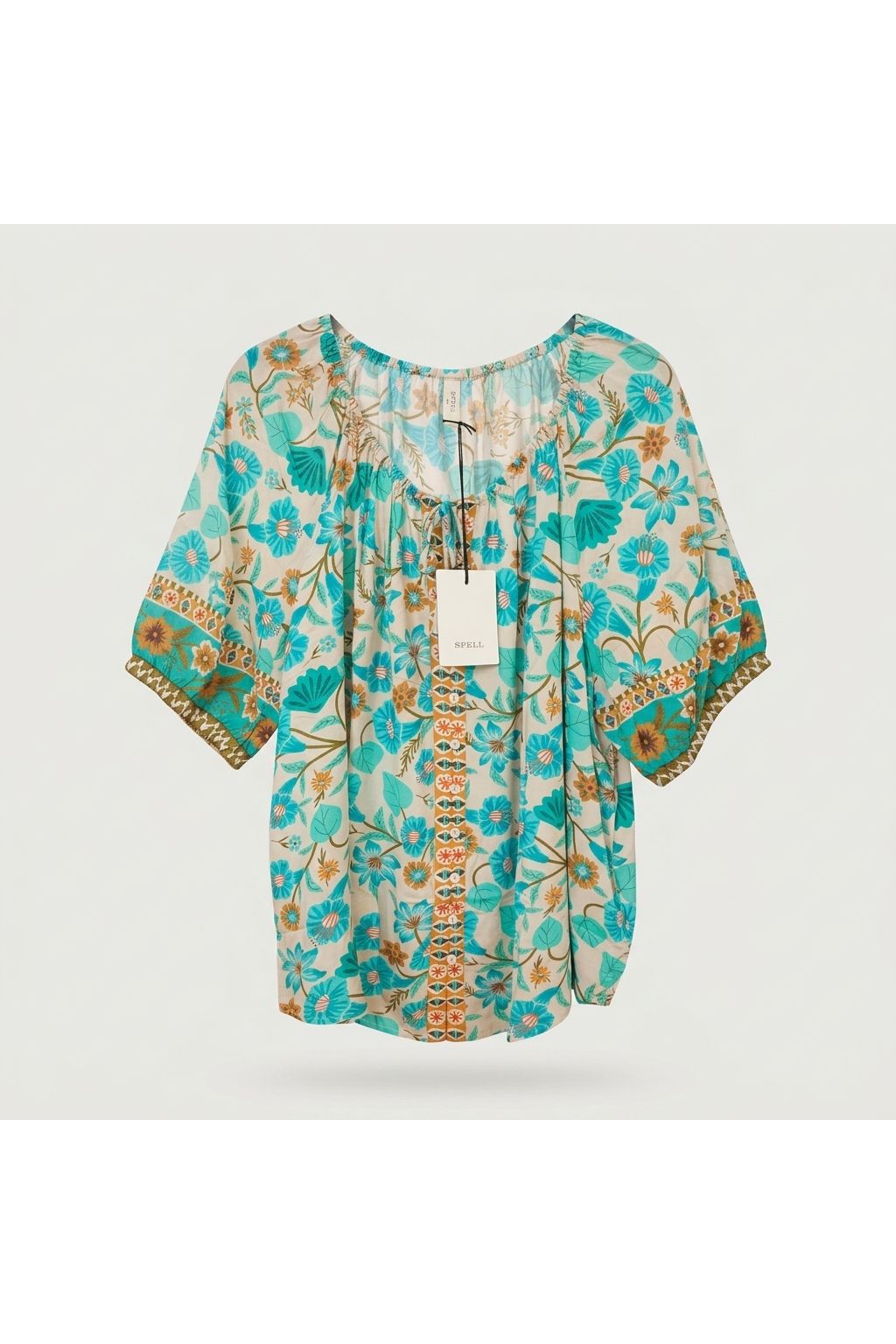 Floral Peasant Blouse | Multi