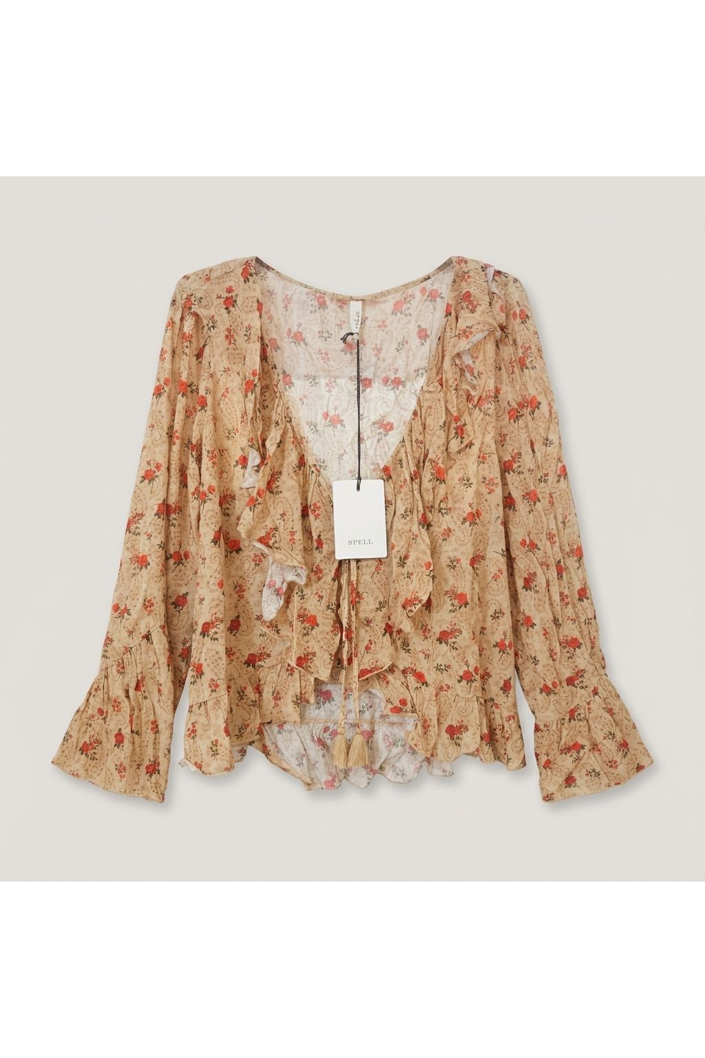 Floral Ruffle Blouse | Multi