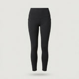 25'Black High Waisted Pocket Legging