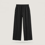 Regular Black Wide Leg Sweatpant