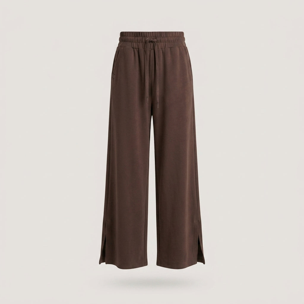 Tall Brown Wide Leg Sweatpant