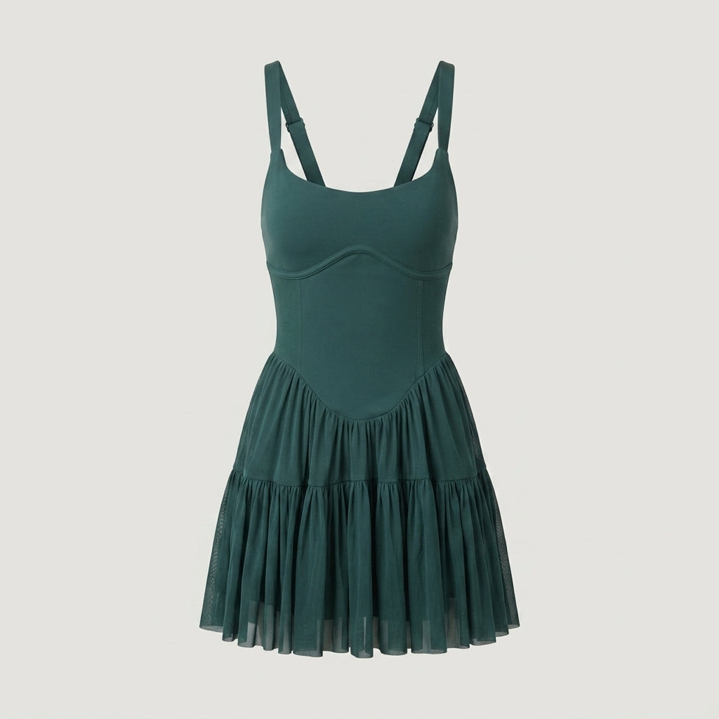 Green Corset Active Dress