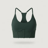 Green Corset Sports Bra