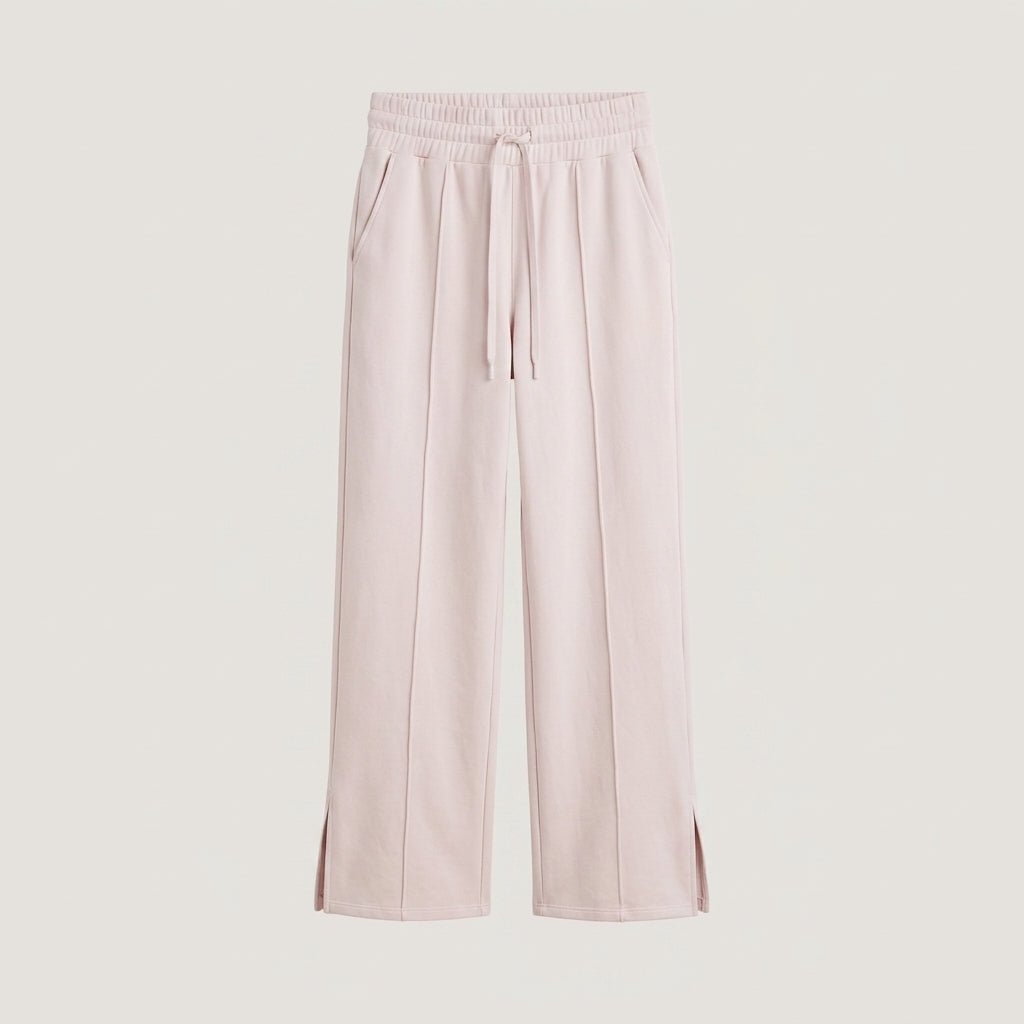 Regular Pink Wide Leg Sweatpant