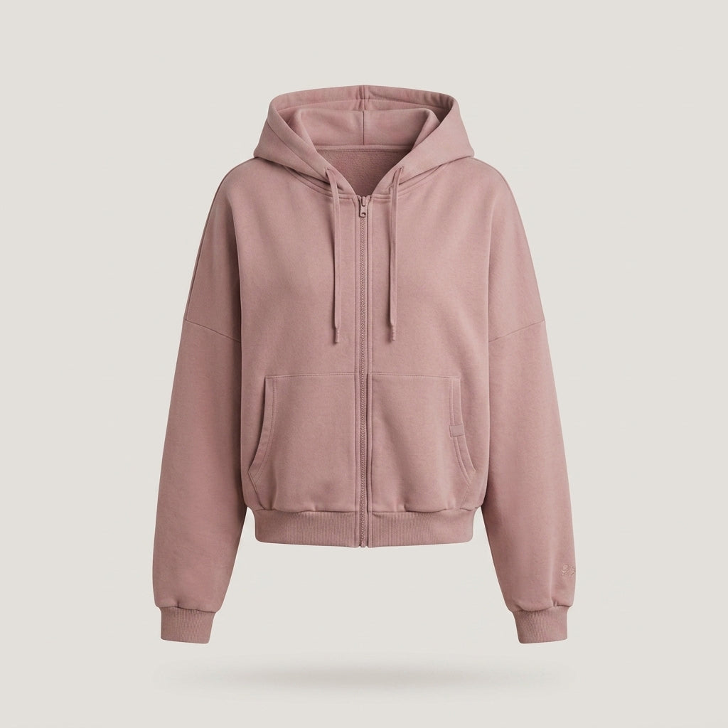 Pink Zip-up Hoodie