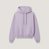 Purple Cropped Pullover Hoodie