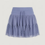 Smoke grey Mesh Skort