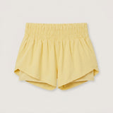 Yellow High Waisted Running Short
