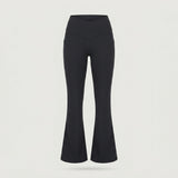 Black Crossover Flared Legging