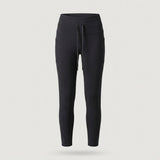 27’ Black Drawstring Pocket Legging