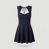 Navy Flared Active Dress