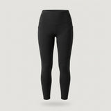 Flat Black High Waisted Pocket Legging
